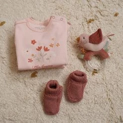 Little Dutch Linen LD Knitted Baby Booties S1