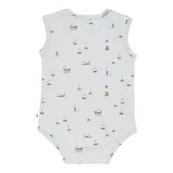 Little Dutch LD Romper Sleeveless Sailors Bay 62/68 Linen