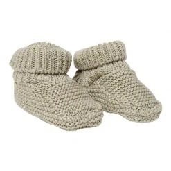Little Dutch Linen LD Knitted Baby Booties S1