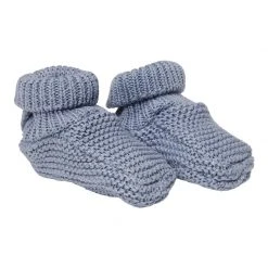 Little Dutch Linen LD Knitted Baby Booties S1