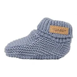 Little Dutch Linen LD Knitted Baby Booties S1