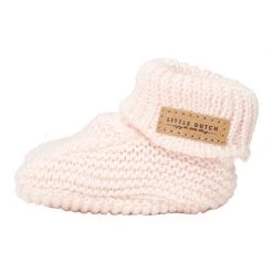 Little Dutch Linen LD Knitted Baby Booties S1