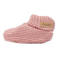 Little Dutch Linen LD Knitted Baby Booties S1