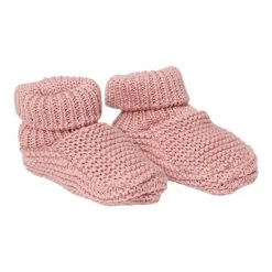 Little Dutch Linen LD Knitted Baby Booties S1