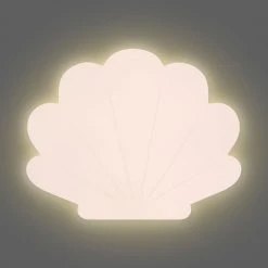 Jollein Wall Deco Wood Shell Light Décor