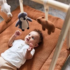 Linen Jollein Playmat 80x100 25 Linen Jollein Playmat 80x100