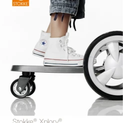 Stokke Xplory 2018 V6 Stroller Silver Chassis From