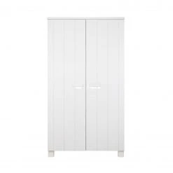 De Eekhoorn Robin Wardrobe White Brushed Pine Baby Furniture