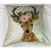 Only Natural Linen Cushion Deer