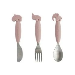 Done By Deer Easy Grip Cutlery Set Feeding