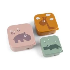 Done By Deer Snack Box Set 3 Pcs Deer Friends