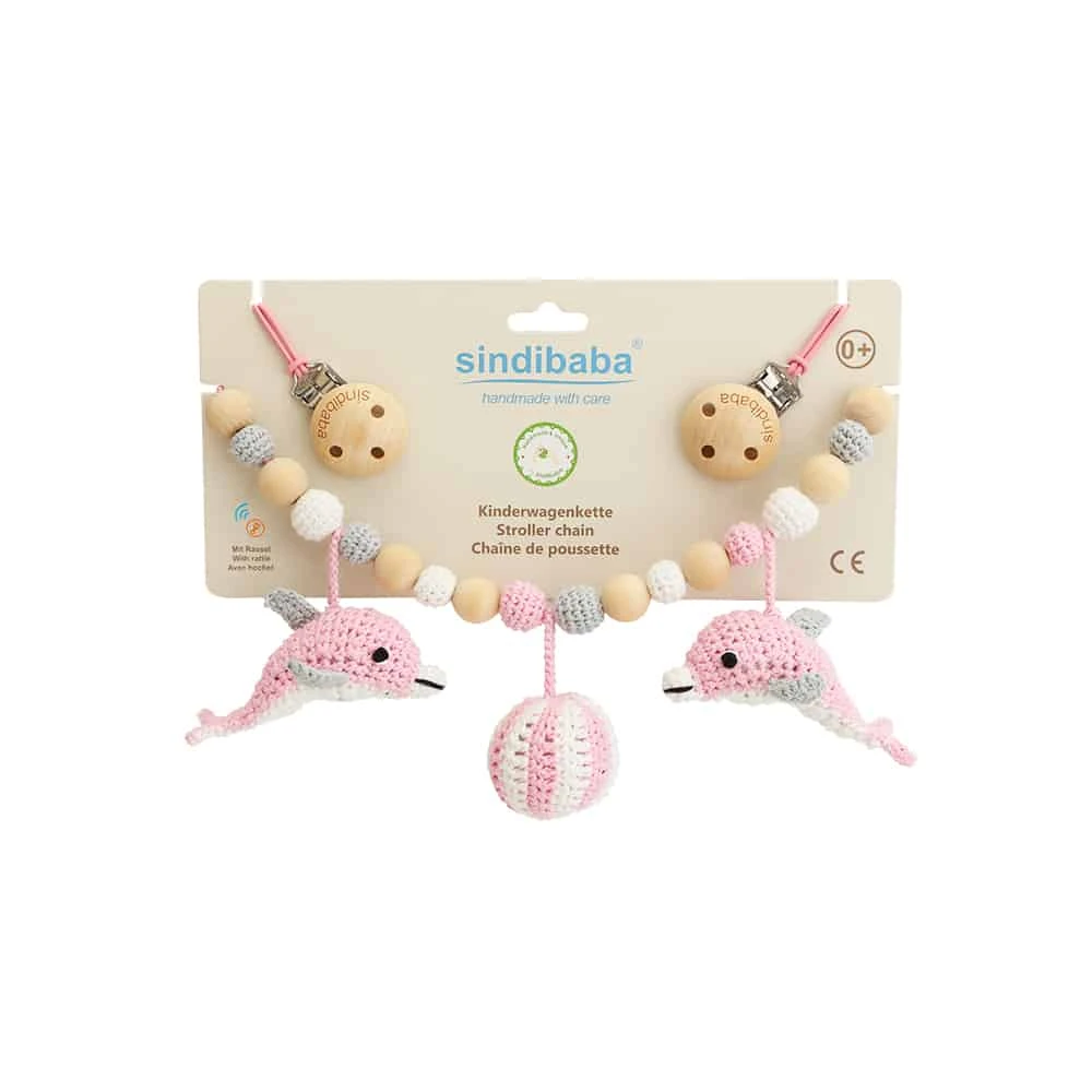 Sindibaba Toy Stroller Chain Crochet Décor 6 Sindibaba Toy Stroller Chain Crochet Décor