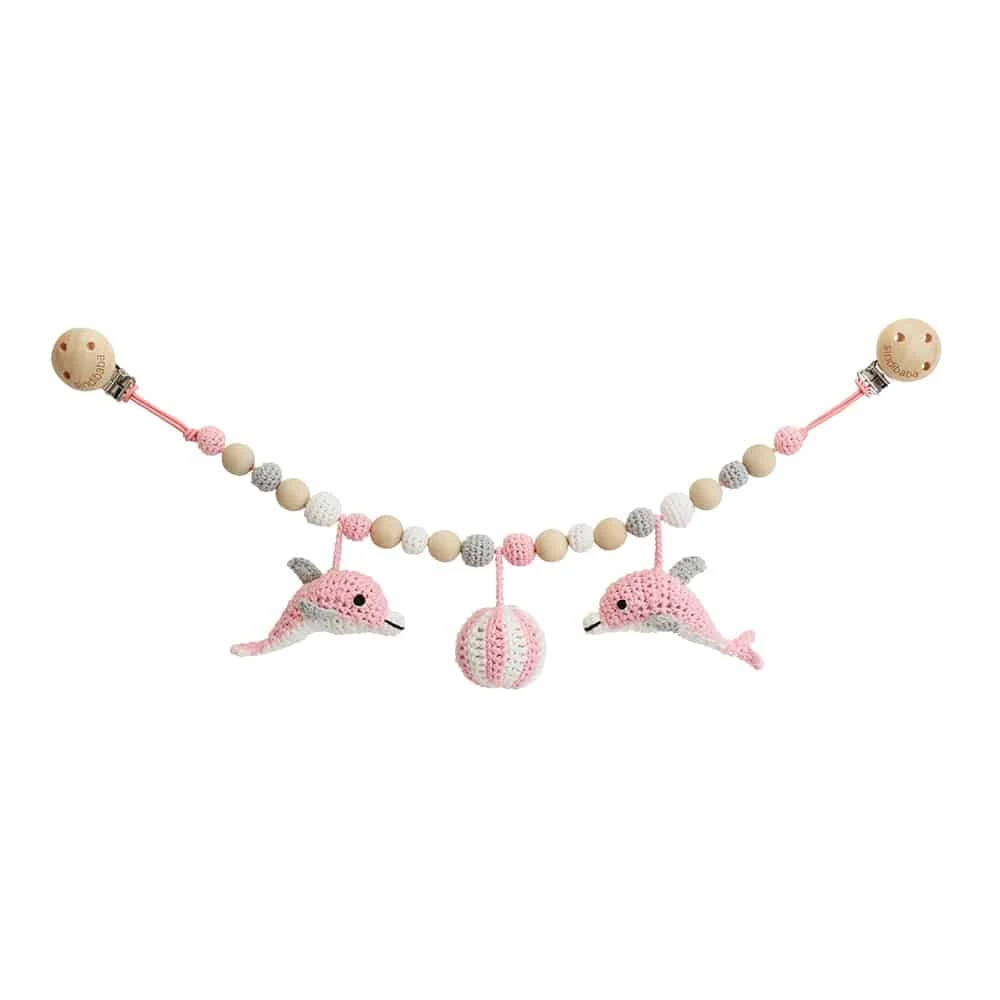 Sindibaba Toy Stroller Chain Crochet Décor 8 Sindibaba Toy Stroller Chain Crochet Décor