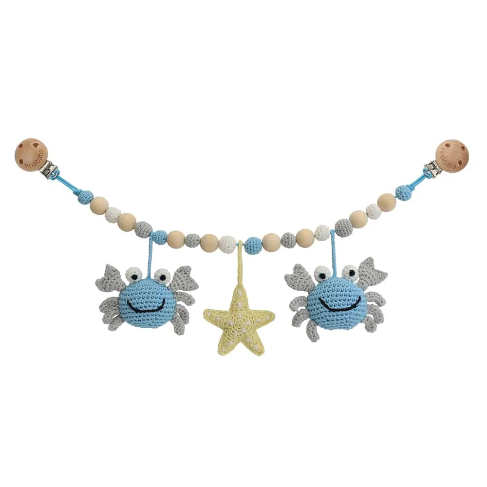 Sindibaba Toy Stroller Chain Crochet Décor 10 Sindibaba Toy Stroller Chain Crochet Décor