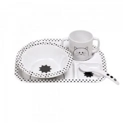 Lässig Mealtime Essentials Dinner Set Melamine / Silicone Lassig