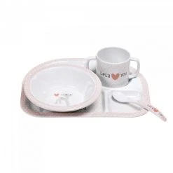Lässig Mealtime Essentials Dinner Set Melamine / Silicone Lassig