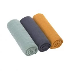 Lässig Linen Swaddle & Burp Blankets 3 Pack