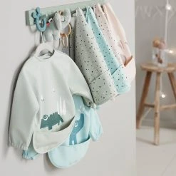 Done By Deer Sleeved Pocket Bib Feeding