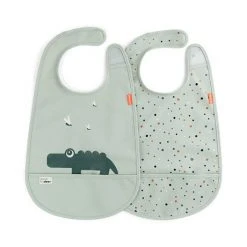 Done By Deer Bib Velcro 2 Pack Feeding