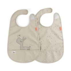 Done By Deer Bib Velcro 2 Pack Feeding