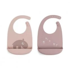 Done By Deer Silicone Bib 2- Pack