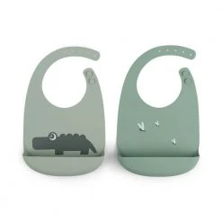 Done By Deer Silicone Bib 2- Pack