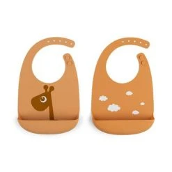 Done By Deer Silicone Bib 2- Pack