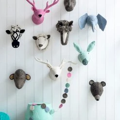 Kids Depot Zoo Wall Trophy Décor