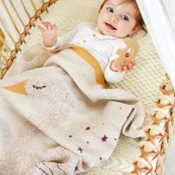 Lässig Lassig Knitted Blanket 75cm X 100cm Linen