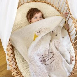 Lässig Lassig Knitted Blanket 75cm X 100cm Linen