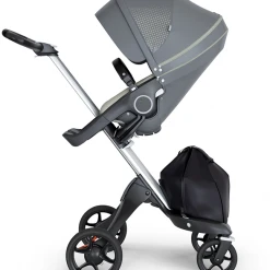 Stokke Xplory 2018 V6 Stroller Silver Chassis From