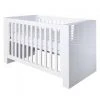 Kidsmill Somero White Glossy Cot 120 X 60 Baby Furniture