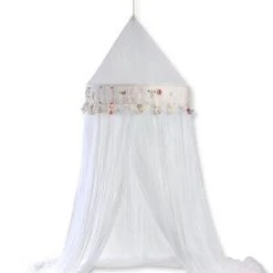 Colorique Linen Mosquito Net Surprise Cream