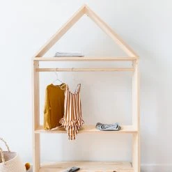 Childhome House Decorative Storage Rack On Wheels Baby Furniture