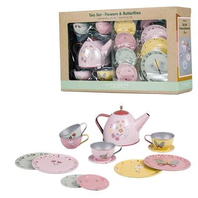 Little Dutch LD Tea Set Flowers Toys 3 Little Dutch LD Tea Set Flowers Toys