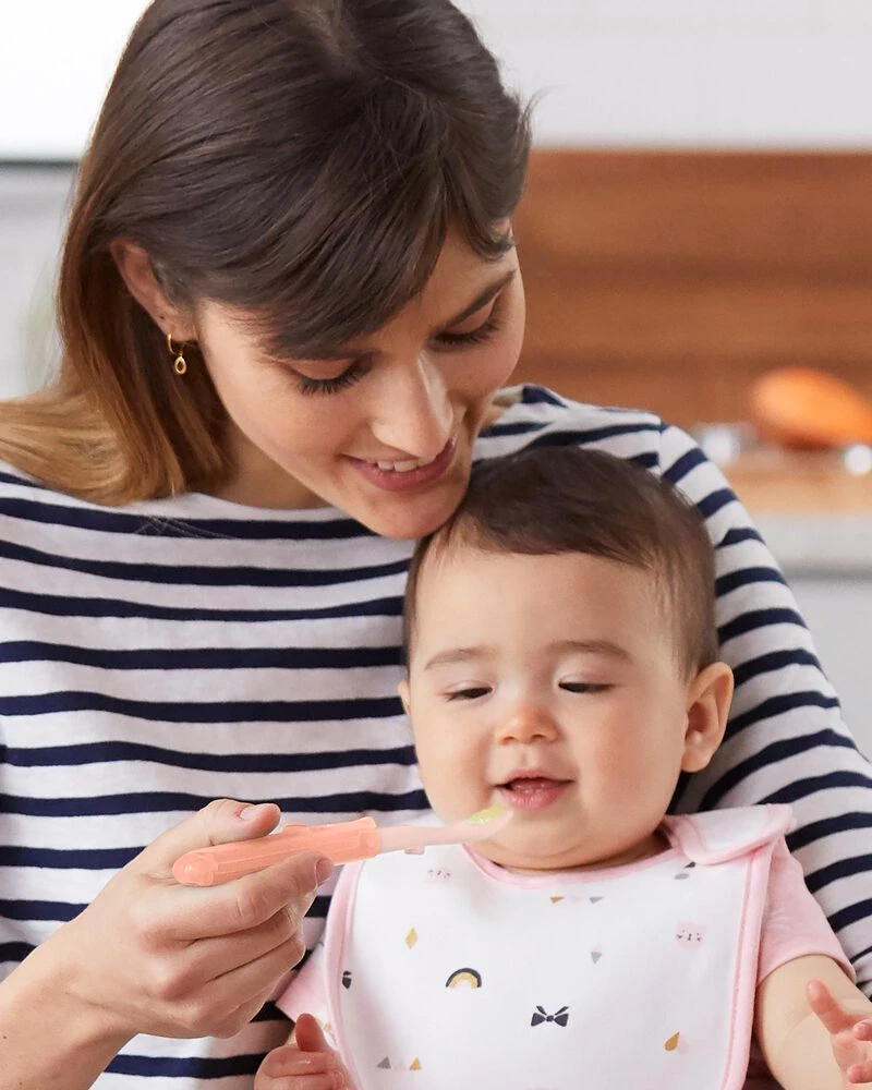 Skip Hop Feeding Easy Fold Travel Spoons- Grey 6 Skip Hop Feeding Easy Fold Travel Spoons- Grey