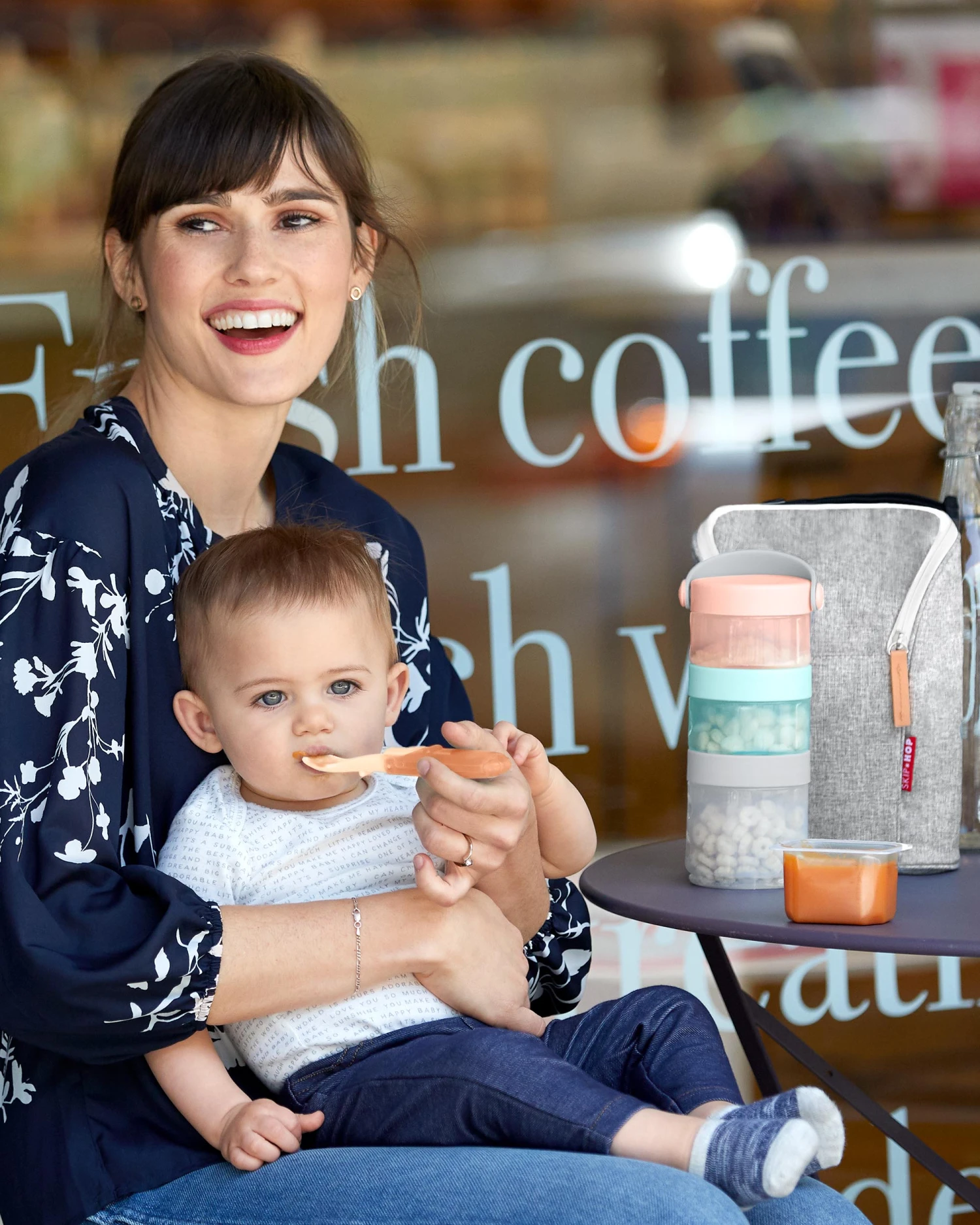 Skip Hop Feeding Easy Fold Travel Spoons- Grey 7 Skip Hop Feeding Easy Fold Travel Spoons- Grey