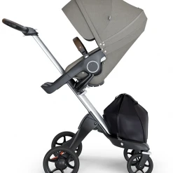 Stokke Xplory 2018 V6 Stroller Silver Chassis From