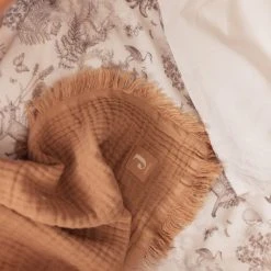 Jollein Blanket Muslin Fringe 120 X 120 Cm