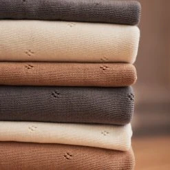 Jollein Linen Blanket Pointelle 75 X 100 Cm 24 Jollein Linen Blanket Pointelle 75 X 100 Cm