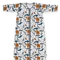 Jollein Sleeping Bag With Detachable Sleeves 70cm Linen