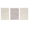 Bébéjou Bath & Changing Muslin Washcloth 3pck