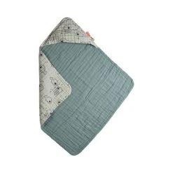 Done By Deer Bath & Changing Hooded Towel Sea Friends 11 Done By Deer Bath & Changing Hooded Towel Sea Friends