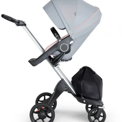 Stokke Xplory 2018 V6 Stroller Silver Chassis From