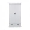 Kidsmill Baby Furniture La Première II Wardrobe White 2 Doors /2 Drawers