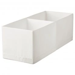 Ikea STUK Box With Compartments White