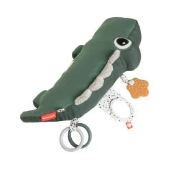 Done By Deer Linen Tummy Time Activity Toy Croco