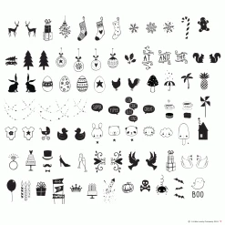 A Little Lovely Company Light Box Letter Pack & Symbols Décor