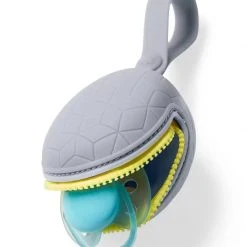 Skip Hop Pacifiers & Teethers Grab & Go Silicone Pacifier Holder - Grey