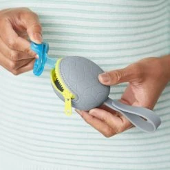 Skip Hop Pacifiers & Teethers Grab & Go Silicone Pacifier Holder - Grey 13 Skip Hop Pacifiers & Teethers Grab & Go Silicone Pacifier Holder - Grey